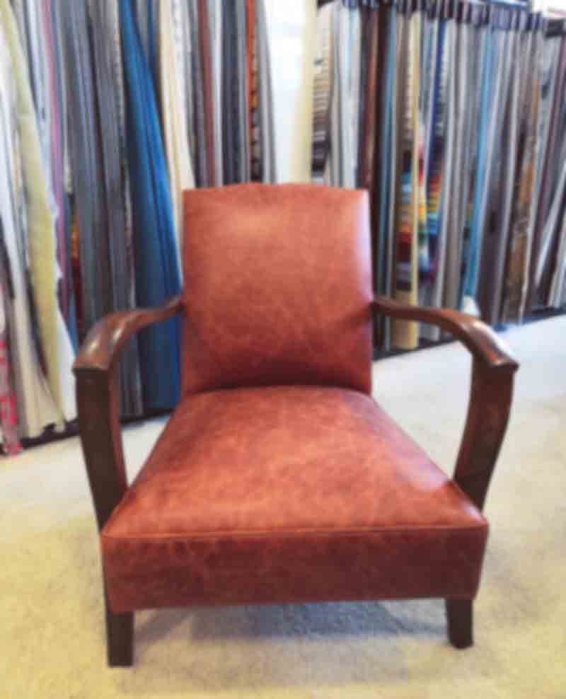 fauteuil sofic cuir tapissier montpellier